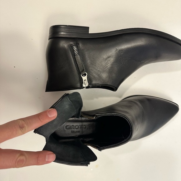 GIROTTI MODERN ITALIAN LEATHER ANKLE BOOTS 36254 Size EU 40 - Picture 9 of 15